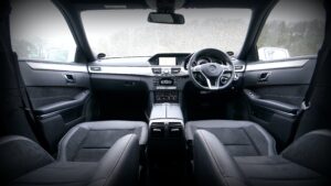 Interior view of a vehicle