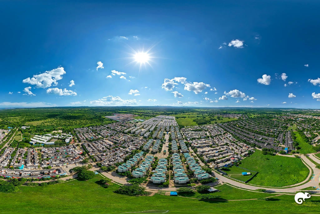 panoramica de una ciudad y sus proyectos.